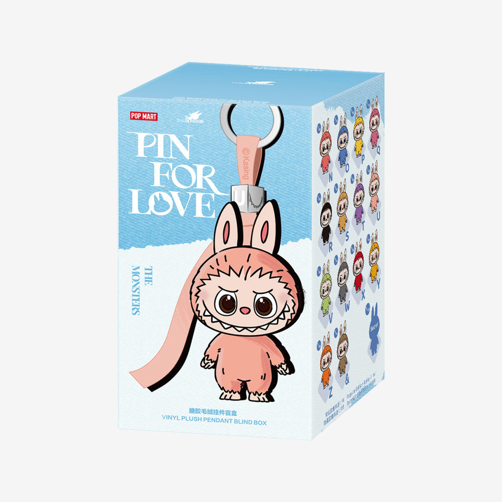 [CHOOSE YOUR LETTERS OPTION!] [IN STOCK] POPMART Labubu Pin for Love