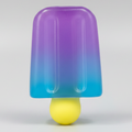 Purple to Blue Ice Cream Popsicle (Gelatin Squish)