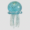 Blue Jellyfish with Tentacles (Slow-Rising Squish)