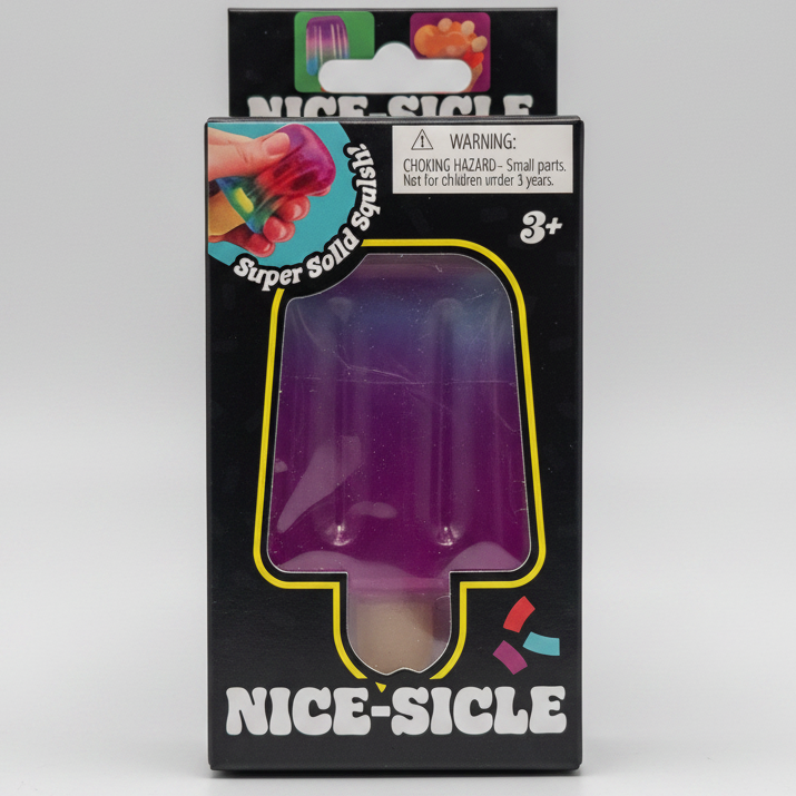 Blue to Purple Wannabe Nice-Sicle (Gelatin Squish)