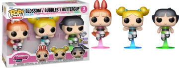 Pop! Animation: Powerpuff Girls Powerpuff Girls (Diamond Glitter 3-Pack) LE1000