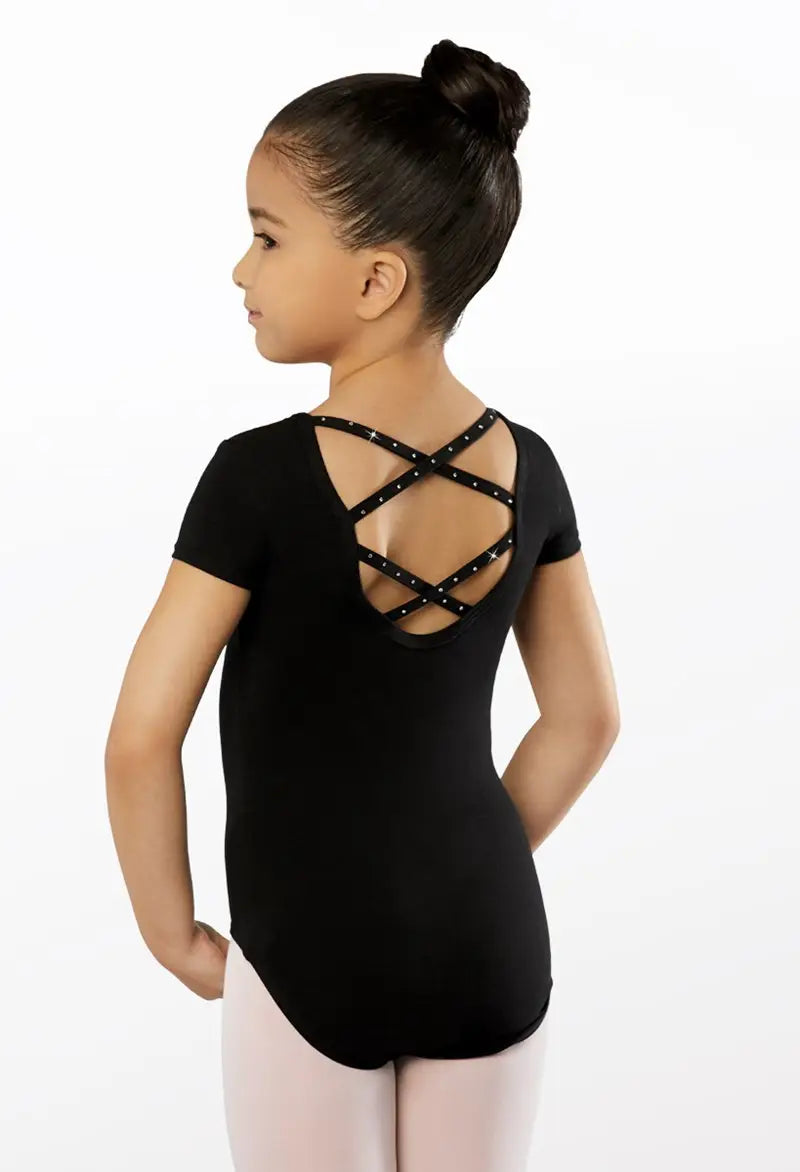 Kids Cotton Strappy Leotard