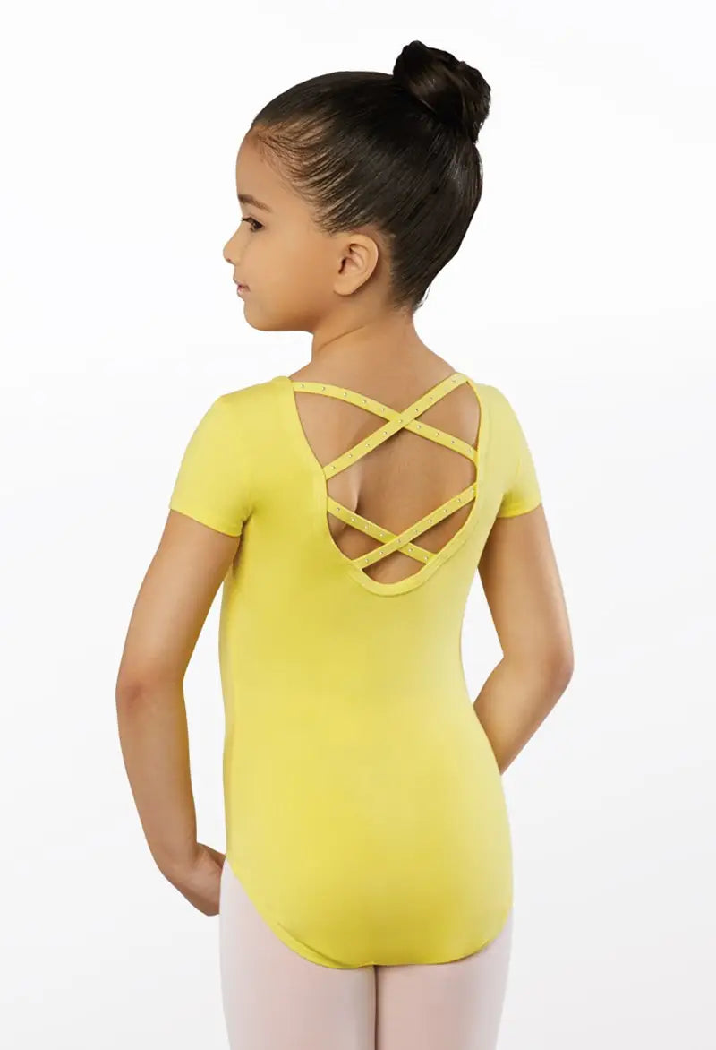 Kids Cotton Strappy Leotard