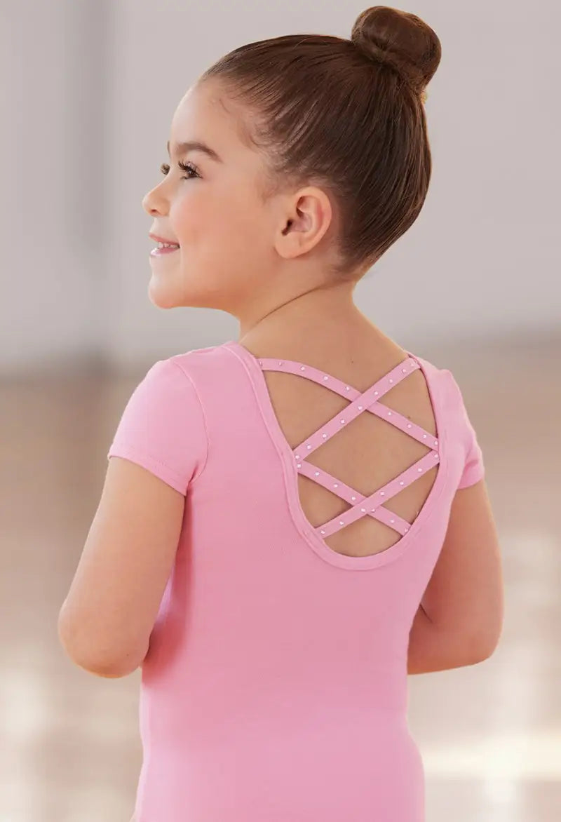 Kids Cotton Strappy Leotard