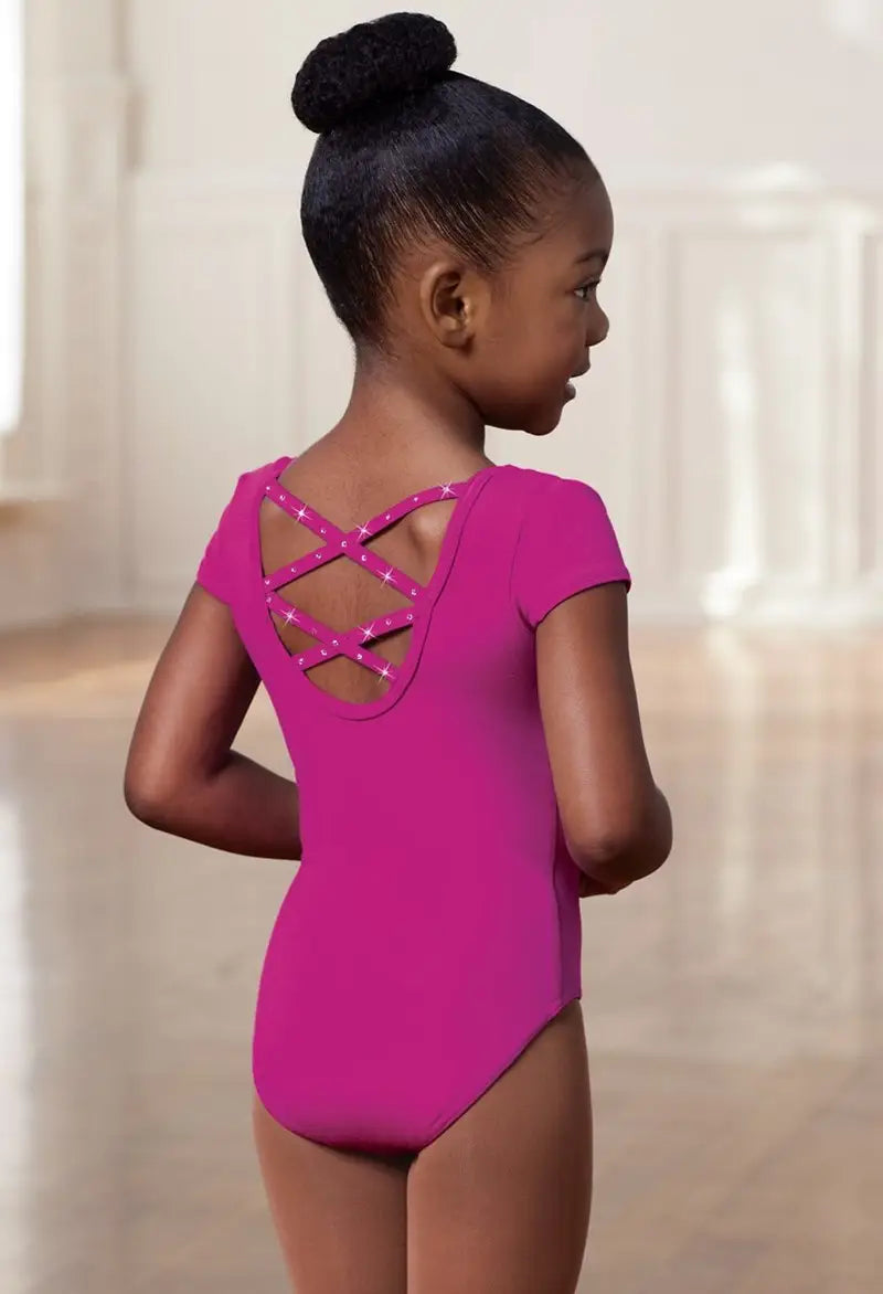 Kids Cotton Strappy Leotard