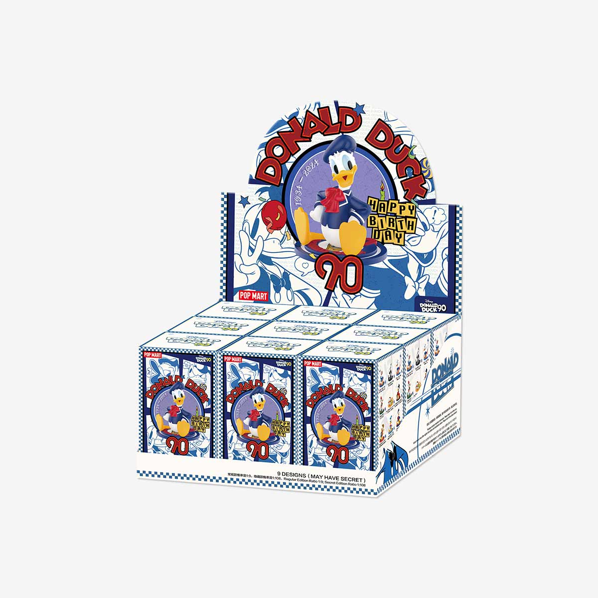 Disney Donald Duck 90th Anniversary Series Figures by POP MART