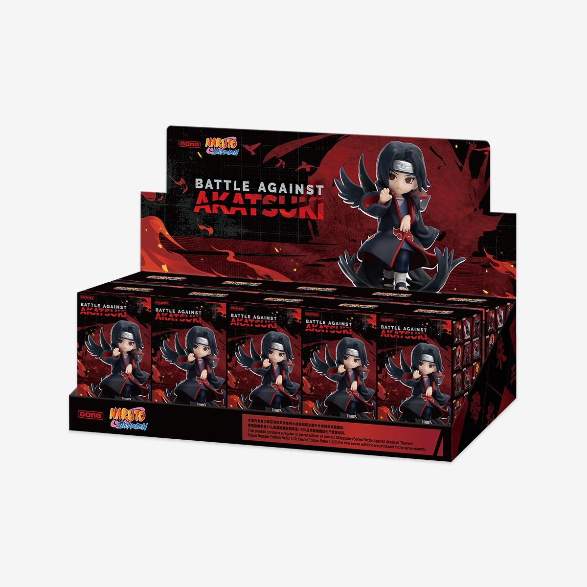 POP MART Naruto Shippuden Battle Against Akatsuki Series Blind Box Figure