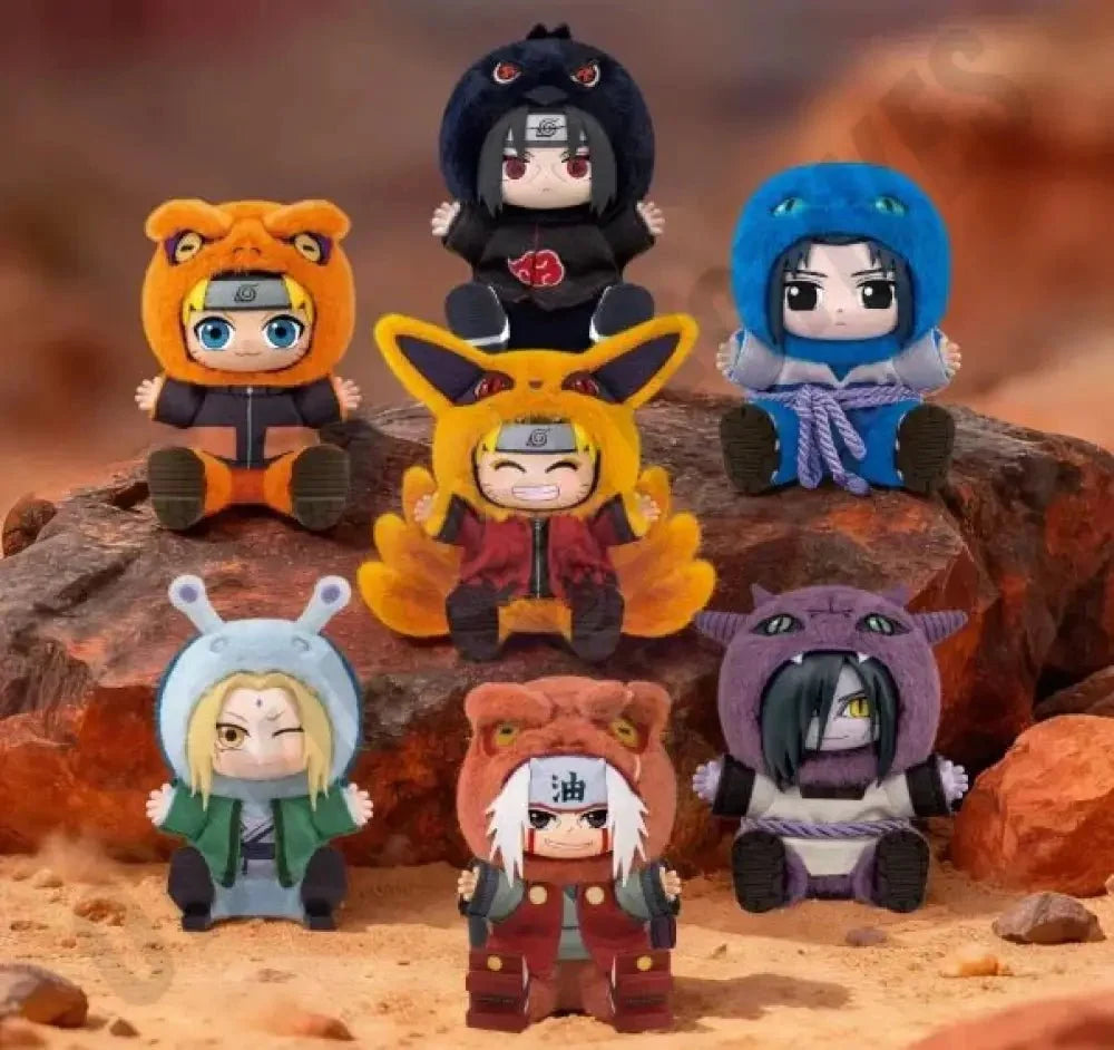 EAKI TOPTOY Naruto Shippuden Cute Beast Party Series 2 Blind Box Vinyl Plush Figure